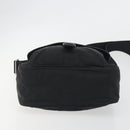 PRADA Shoulder Bag Nylon Black Silver Auth 194350A-5