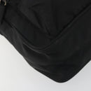 PRADA Shoulder Bag Nylon Black Silver Auth 194350A-16