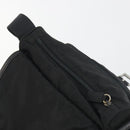 PRADA Shoulder Bag Nylon Black Silver Auth 194350A-22