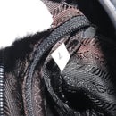 PRADA Shoulder Bag Nylon Black Silver Auth 194350A-11