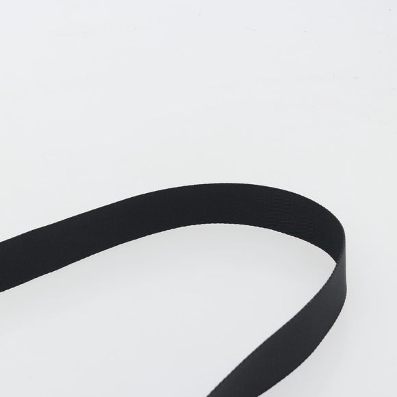 PRADA Shoulder Bag Nylon Black Silver Auth 194350A
