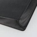LOUIS VUITTON Epi Pochette Homme Clutch Bag Black M52522 LV Auth 194352-16