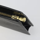 LOUIS VUITTON Epi Pochette Homme Clutch Bag Black M52522 LV Auth 194352-8