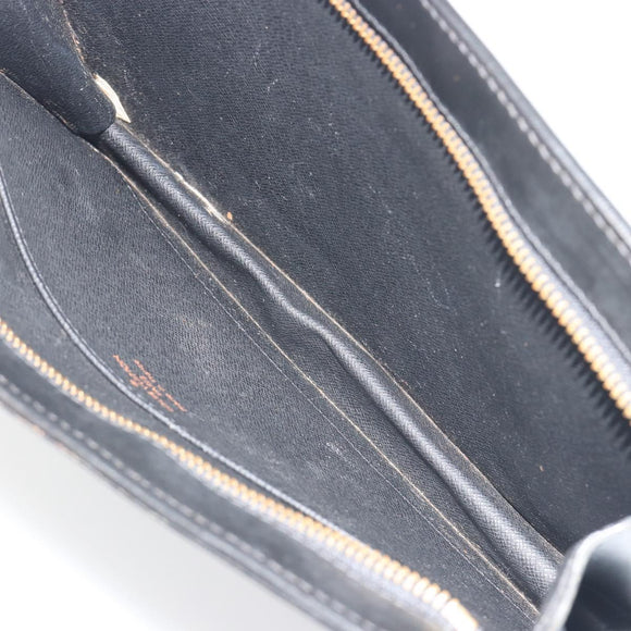 LOUIS VUITTON Epi Pochette Homme Clutch Bag Black M52522 LV Auth 194352