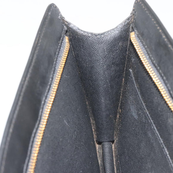 LOUIS VUITTON Epi Pochette Homme Clutch Bag Black M52522 LV Auth 194352