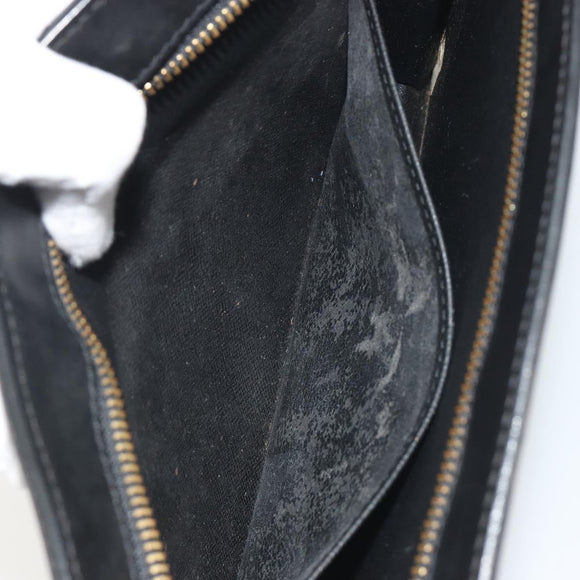 LOUIS VUITTON Epi Pochette Homme Clutch Bag Black M52522 LV Auth 194352