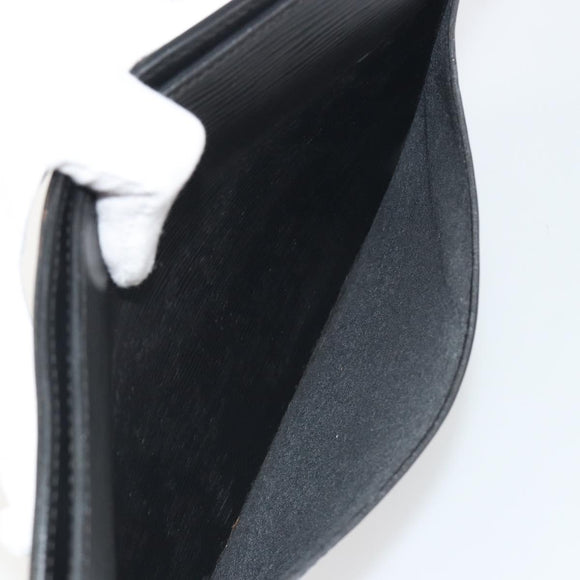 LOUIS VUITTON Epi Pochette Homme Clutch Bag Black M52522 LV Auth 194352