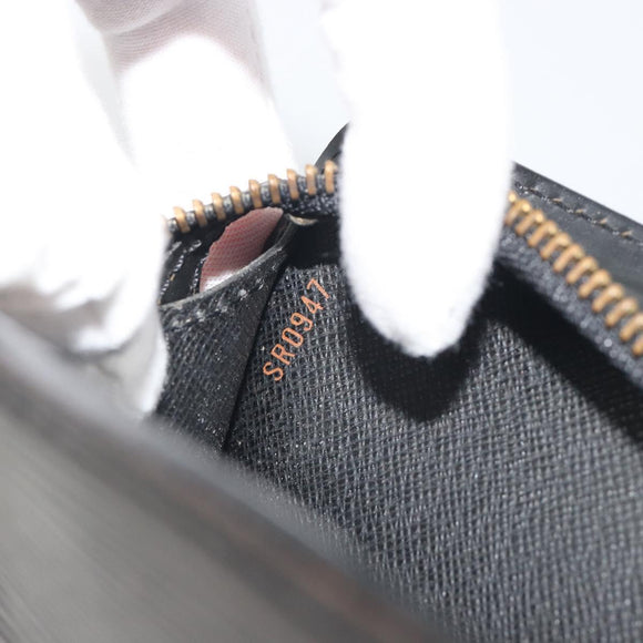 LOUIS VUITTON Epi Pochette Homme Clutch Bag Black M52522 LV Auth 194352