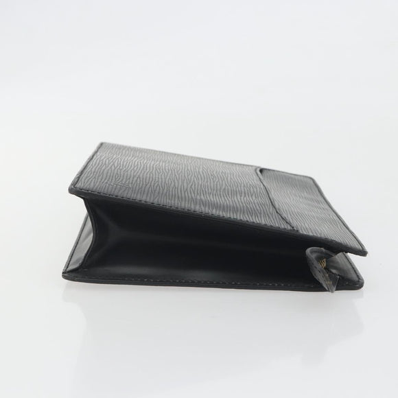 LOUIS VUITTON Epi Pochette Homme Clutch Bag Black M52522 LV Auth 194352
