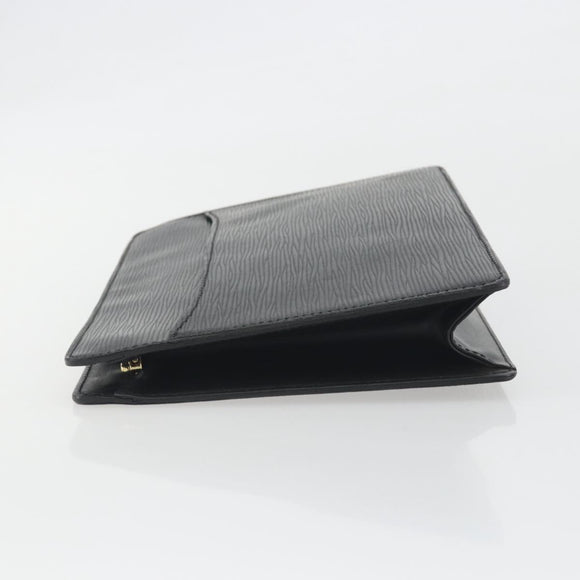 LOUIS VUITTON Epi Pochette Homme Clutch Bag Black M52522 LV Auth 194352