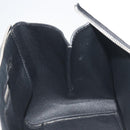 CELINE Edge Medium Hand Bag Leather White Silver Auth 194359A-19
