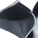 CELINE Edge Medium Hand Bag Leather White Silver Auth 194359A-20