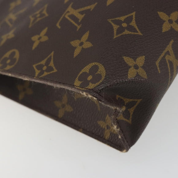 LOUIS VUITTON Monogram Poche Toilette 26 Pouch M47542 LV Auth 194365