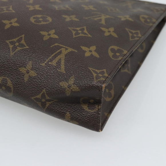 LOUIS VUITTON Monogram Poche Toilette 26 Pouch M47542 LV Auth 194368