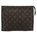 LOUIS VUITTON Monogram Poche Toilette 26 Pouch M47542 LV Auth 194368-2