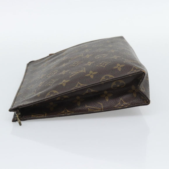 LOUIS VUITTON Monogram Poche Toilette 26 Pouch M47542 LV Auth 194368