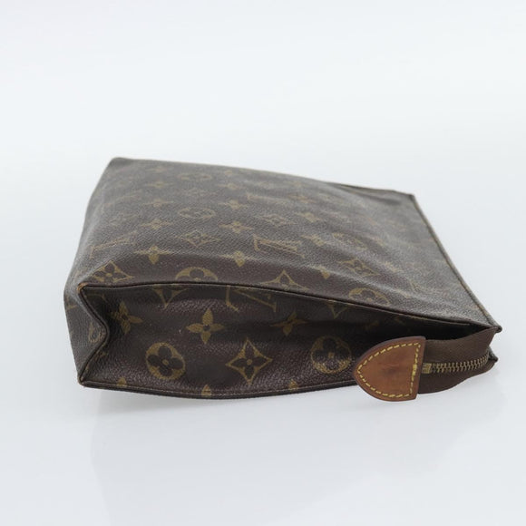 LOUIS VUITTON Monogram Poche Toilette 26 Pouch M47542 LV Auth 194368