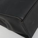 GUCCI Bamboo Tote Bag Leather 2way Black Silver 002 1016 Auth 194370-13