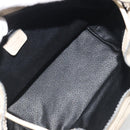 CELINE Shoulder Bag Leather Beige Gold Auth 194372-10
