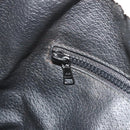 CELINE Shoulder Bag Leather Beige Gold Auth 194372-22