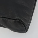 Miu Miu Shoulder Bag Leather Black Gold Auth 194374A-14