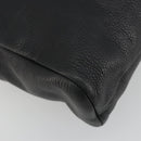 Miu Miu Shoulder Bag Leather Black Gold Auth 194374A-16