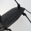 Miu Miu Shoulder Bag Leather Black Gold Auth 194374A-6