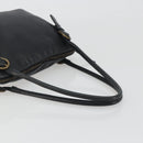 Miu Miu Shoulder Bag Leather Black Gold Auth 194374A-7