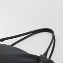 Miu Miu Shoulder Bag Leather Black Gold Auth 194374A-8