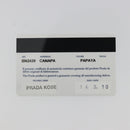PRADA Canapa PM Hand Bag Canvas Orange Gold Auth 194376-24