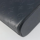 LOUIS VUITTON Monogram Mat Alston Shoulder Bag Navy M55125 LV Auth 194378-15
