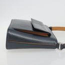 LOUIS VUITTON Monogram Mat Alston Shoulder Bag Navy M55125 LV Auth 194378-4