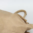 LOEWE Nappa Aire Anagram Hand Bag Leather Gold Auth 194382-9