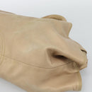 LOEWE Nappa Aire Anagram Hand Bag Leather Gold Auth 194382-15