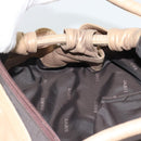 LOEWE Nappa Aire Anagram Hand Bag Leather Gold Auth 194382-18