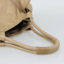 LOEWE Nappa Aire Anagram Hand Bag Leather Gold Auth 194382-7
