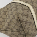 GUCCI GG Supreme Tote Bag PVC Beige Gold 197953 Auth 194383-14