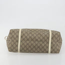 GUCCI GG Supreme Tote Bag PVC Beige Gold 197953 Auth 194383-5