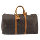 LOUIS VUITTON Monogram Keepall 50 Boston Bag M41426 LV Auth 194386A-13