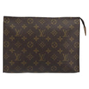 LOUIS VUITTON Monogram Poche Toilette 26 Pouch M47542 LV Auth 194388-13