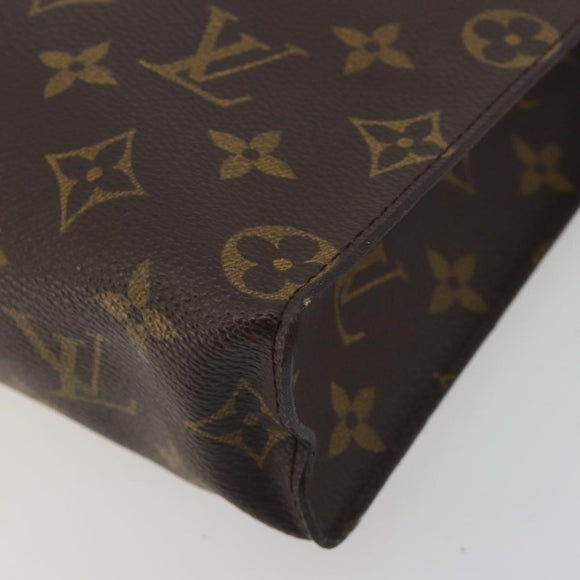 LOUIS VUITTON Monogram Poche Toilette 26 Pouch M47542 LV Auth 194388