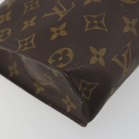 LOUIS VUITTON Monogram Poche Toilette 26 Pouch M47542 LV Auth 194388