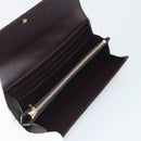 LOUIS VUITTON Monogram Vernis Portefeuille Sarah Long Wallet Rouge Favist M91521 LV Auth 194392A-19