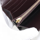 LOUIS VUITTON Monogram Vernis Portefeuille Sarah Long Wallet Rouge Favist M91521 LV Auth 194392A-21