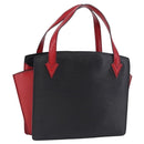 LOUIS VUITTON Epi Bicolor Varenne Hand Bag Black Red M52387 LV Auth 194393-1