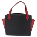 LOUIS VUITTON Epi Bicolor Varenne Hand Bag Black Red M52387 LV Auth 194393-13