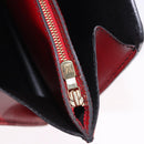 LOUIS VUITTON Epi Bicolor Varenne Hand Bag Black Red M52387 LV Auth 194393-23