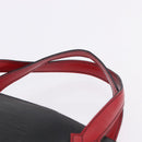 LOUIS VUITTON Epi Bicolor Varenne Hand Bag Black Red M52387 LV Auth 194393-8