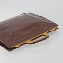 LOUIS VUITTON Monogram Vernis Stanton Hand Bag Viole M91079 LV Auth 194397-6