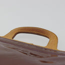 LOUIS VUITTON Monogram Vernis Stanton Hand Bag Viole M91079 LV Auth 194397-8